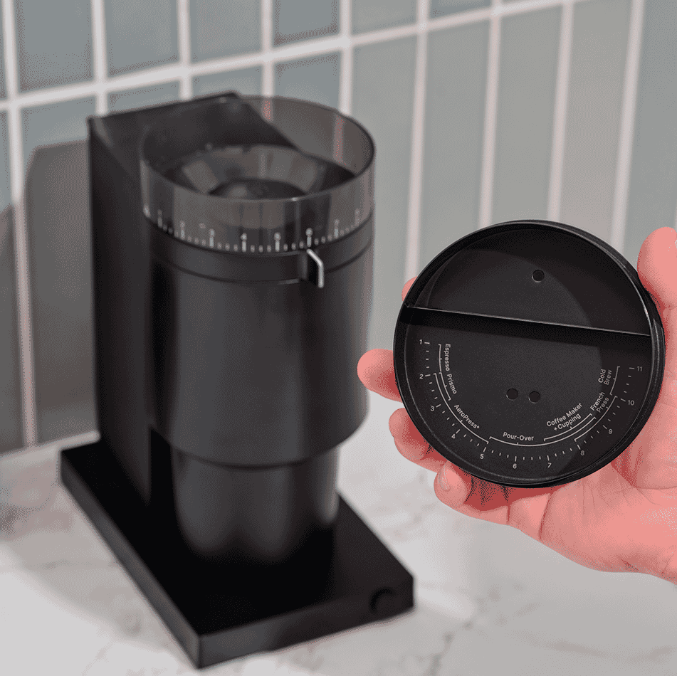 Fellow Opus Conical Burr Grinder V Matte Black Espresso Solutions Uk